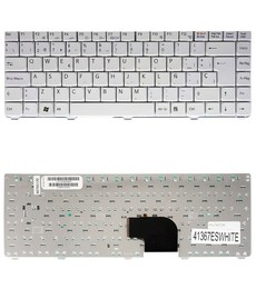 Clavier Espagnol pour Sony Vaio VGN-C Series 1-479-963-11 en couleur blanche