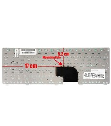 Clavier Espagnol pour Sony Vaio VGN-C Series 1-479-963-11 en couleur blanche