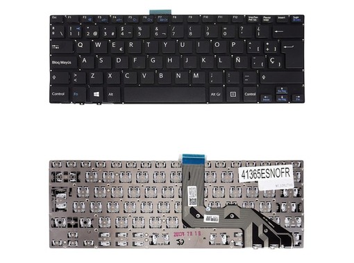 Teclado Espanhol 149256071ES para Sony Vaio Z Canvas VJZ12A sem moldura