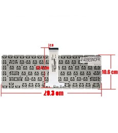 Clavier espagnol H000082870 pour Toshiba Satellite E45T-B L40-B S40-B sans cadre