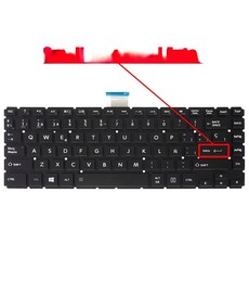 Teclado Español H000082870 para Toshiba Satellite E45T-B L40-B S40-B sin marco