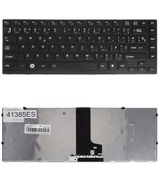 Clavier espagnol PK130IW1B00 pour Toshiba Satellite M640 M645 P745 avec cadre