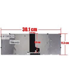 Spanische Tastatur PK130IW1B00 für Toshiba Satellite M640 M645 P745 mit Rahmen