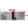 Teclado Español PK130IW1B00 para Toshiba Satellite M640 M645 P745 con marco