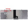 Teclado Español PK130IW1B00 para Toshiba Satellite M640 M645 P745 con marco