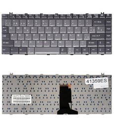 Teclado Espanhol UE2010P06KB-SP para Toshiba Tecra 8100 8200 Satellite 1800 Cinzento