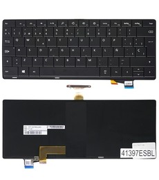 Spanische Tastatur RD2-00080 für Microsoft Surface Pro 3 und Pro 4, hintergrundbeleuchtet