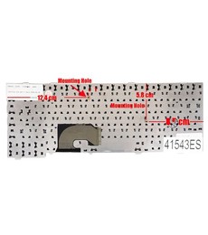 Teclado Espanhol 3000190113 para portátil Asus L4000R L4400R com moldura