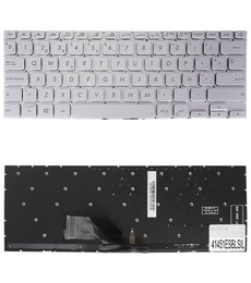 Spanish Keyboard 90NB0JF1-R31GE0 for Asus VivoBook S13 S330 Silver Backlit