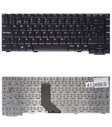 Clavier espagnol V050146CS1 pour Benq Joybook R56 et Clevo M350B avec cadre
