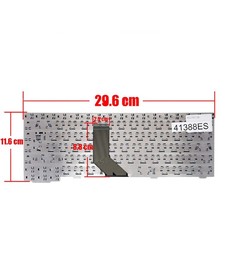 Clavier espagnol V050146CS1 pour Benq Joybook R56 et Clevo M350B avec cadre
