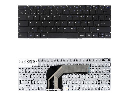 Clavier espagnol pour Chuwi Herobook Pro et Teclast F7 Plus avec P/N MB3181004