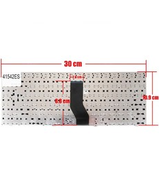 Spanish Keyboard for Hasee K550D laptop with reference QJW401