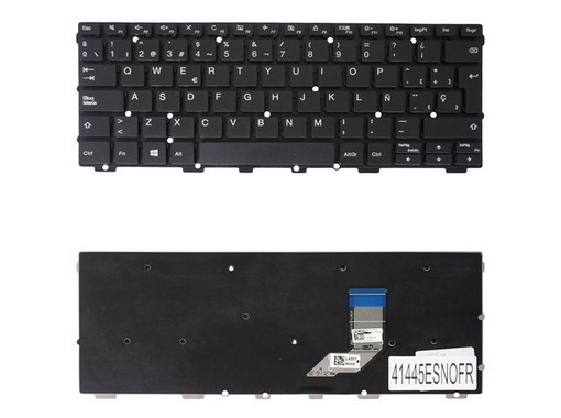 Clavier Espagnol pour Lenovo 300e 2nd Gen 81M9 82GK avec référence 5CB1B02718