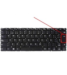Teclado Espanhol para Lenovo V110 V310 series com Part Number 5CB0L80493 sem moldura