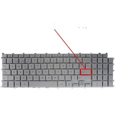 Clavier Espagnol AEW74230312 pour LG Gram 17Z90P 17Z95P rétroéclairé argent