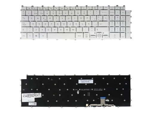 Clavier Espagnol pour LG Gram 17Z90P 17Z95P avec référence AEW74230312, rétroéclairé et sans cadre