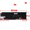 Teclado Espanhol para LG Gram 17Z90P 17Z95P com referência AEW74230312, retroiluminado e sem moldura
