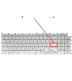 Spanish Keyboard for LG Gram 17Z90P 17Z95P with reference AEW74230312, backlit and frameless