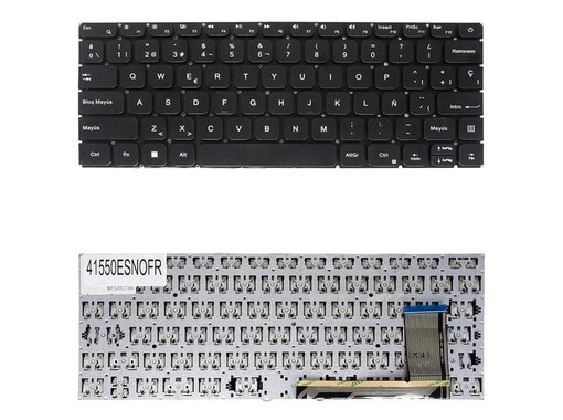 Teclado espanhol NX.KTWSP.002 para Acer Aspire Lite AL14-51 AL14-51M sem moldura