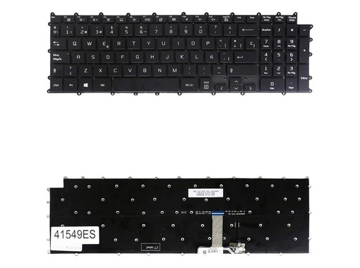 Spanische Tastatur für LG Gram 17Z90P SG-90970-XUA Laptop hintergrundbeleuchtet