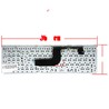 Clavier Espagnol pour ordinateur portable Samsung RC511 RV511 avec référence CNBA5902930 sans cadre