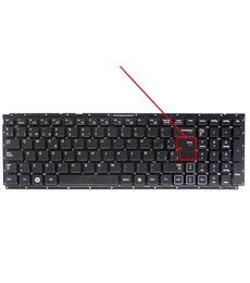 Teclado Español para portátil Samsung RC511 RV511 con referencia CNBA5902930 sin marco