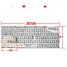 Clavier espagnol L14377-001 pour HP EliteBook 840 G5 et 745 G5 avec cadre argenté