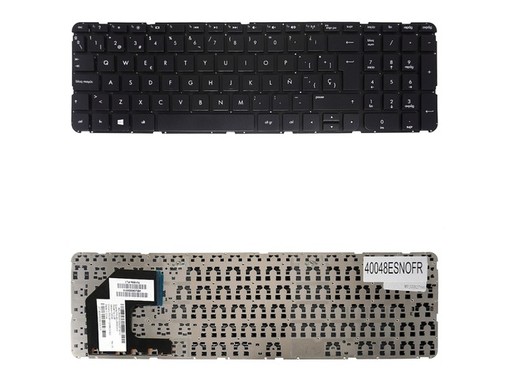 Teclado Espanhol para HP SleekBook 15-B sem moldura 701684-001
