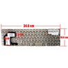 Clavier espagnol pour HP SleekBook 15-B sans cadre 701684-001