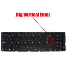 Teclado Espanhol para HP SleekBook 15-B sem moldura 701684-001