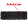 Clavier espagnol pour HP SleekBook 15-B sans cadre 701684-001