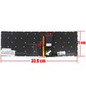 Teclado Espanhol 5CB0N96198 para Lenovo Ideapad 320-17IKB e 330-15IKB com retroiluminação