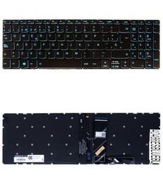 Spanish Blue Backlit Keyboard 5CB0R16716 for Lenovo IdeaPad L340-15