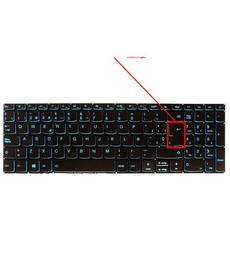 Spanische Tastatur Blau Hintergrundbeleuchtet 5CB0R16716 für Lenovo IdeaPad L340-15