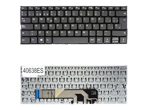 Teclado Espanhol SN20Q40633 para Lenovo ThinkBook 13S 14S Yoga Cinzento