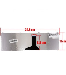 White Spanish Keyboard PK130CK1C04 for Toshiba Satellite C650 C660