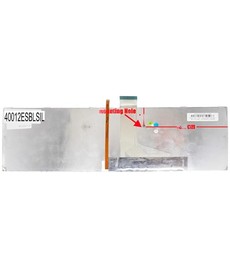 Spanische Tastatur NSK-TV1SU für Toshiba Satellite C850 C855 L850 mit silbernem Rahmen