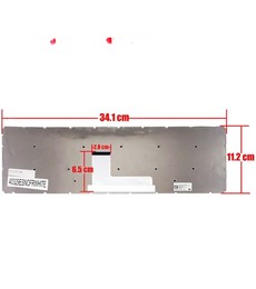 Spanische weiße Tastatur AEBLIU00020 für Toshiba Satellite L50-B ohne Rahmen