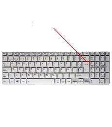 Clavier Espagnol Blanc AEBLIU00020 pour Toshiba Satellite L50-B sans cadre