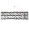 Teclado Espanhol Branco AEBLIU00020 para Toshiba Satellite L50-B sem moldura
