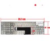 White Spanish Keyboard 40139ESNOFRWHITE for Sony Vaio Fit SVF15 SVF152