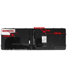 Spanish Keyboard 836308-001 for HP EliteBook 840 G3 with pointer and backlight
