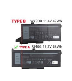 Batería RJ40G para portátil Dell Latitude 5520 y Precision 3560