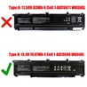 Batería WK04XL para portátil HP Omen 16-B y Victus Gaming 15