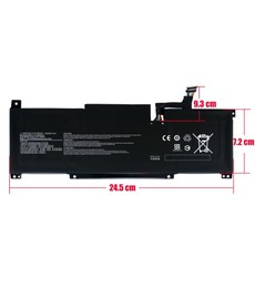 Batería BTY-M491 para portátil Msi Modern 15