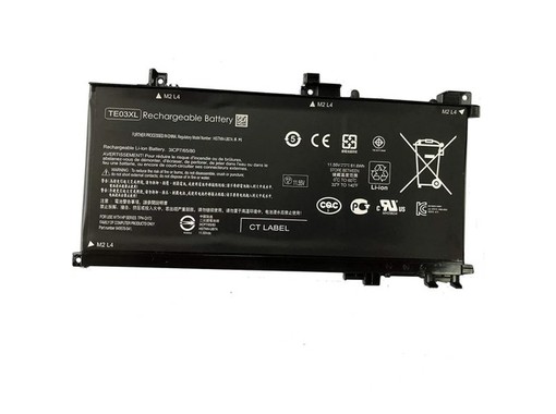 Batterie TE03XL pour ordinateur portable HP Omen 15-AX000 et Pavilion 15-BC000