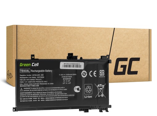 Batería Green Cell TE03XL para portátil HP Omen 15 y Pavilion 15